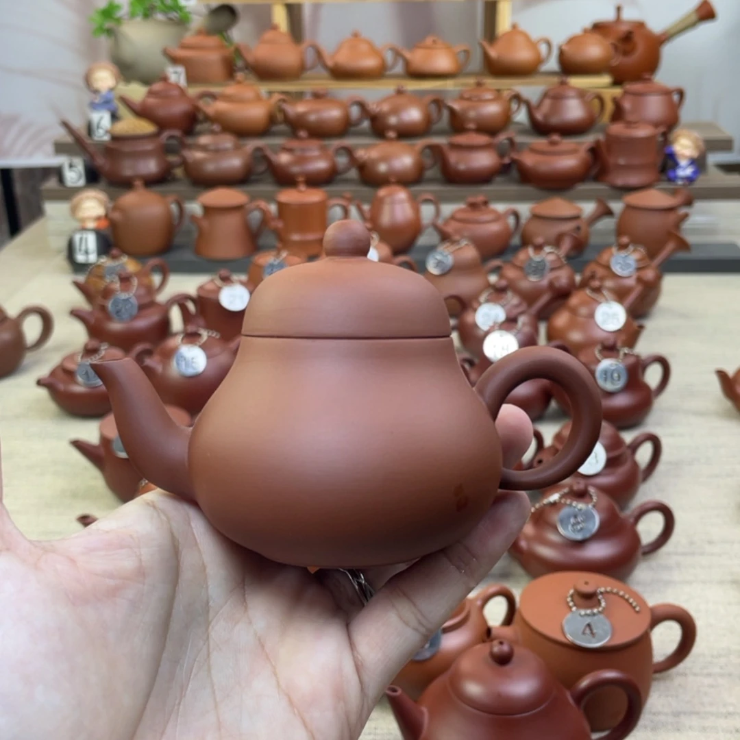 【闪购商品】朱泥素胚高梨120毫升