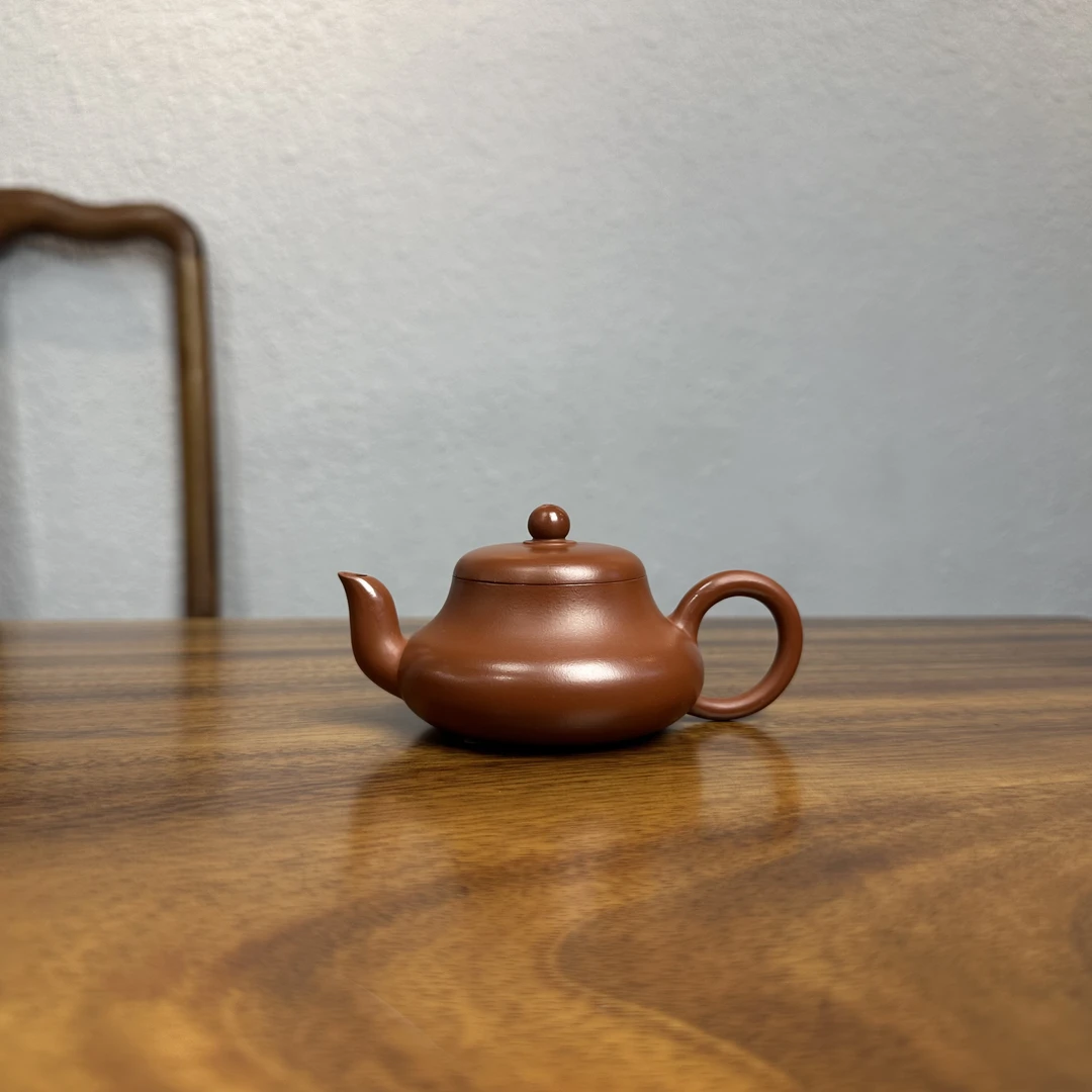 潮州手拉壶原矿朱泥紫砂君德壶大红袍纯手工工夫茶具手工容量多款
