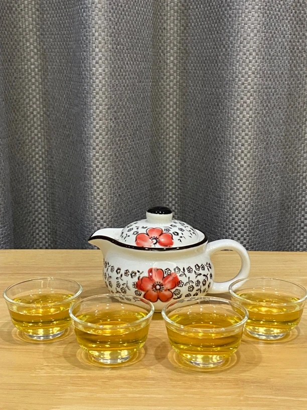 陶瓷茶壶 一壶四杯功夫茶具家用印彩泡茶冲茶壶