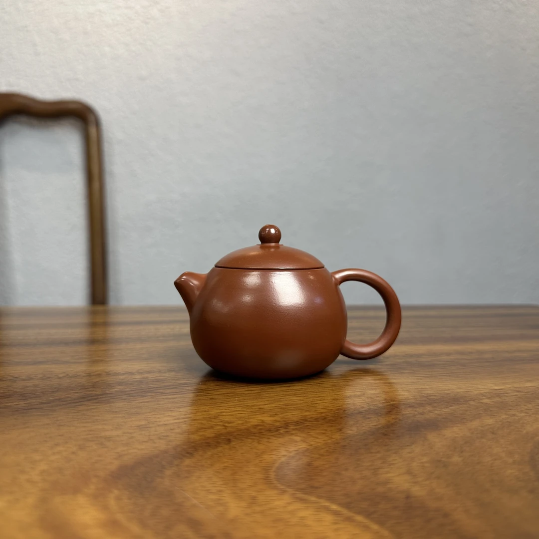 潮州手拉壶原矿朱泥紫砂西施壶大红袍纯手工工夫茶具手工容量多款