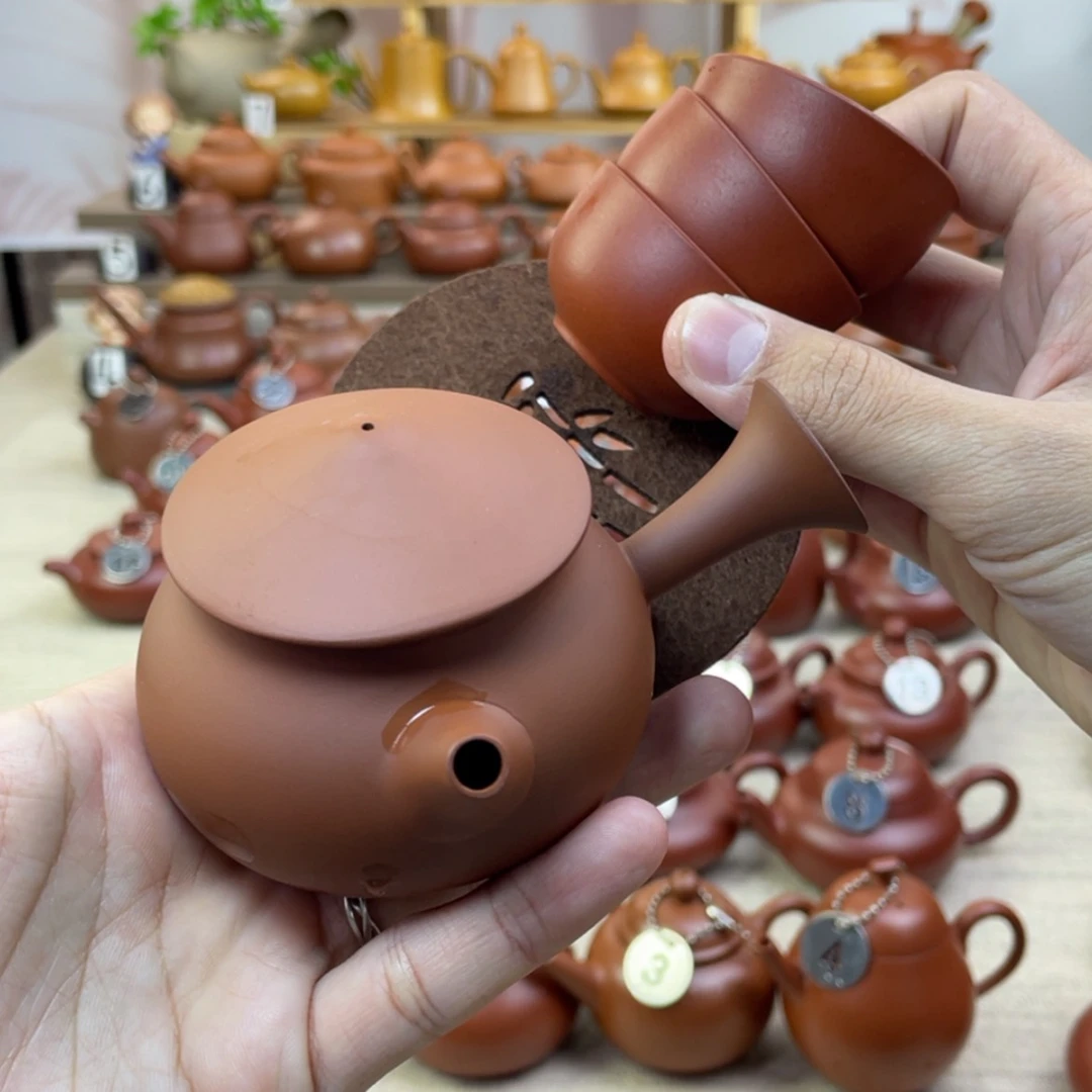 【闪购商品】朱泥无**刚素胚1渔翁侧把