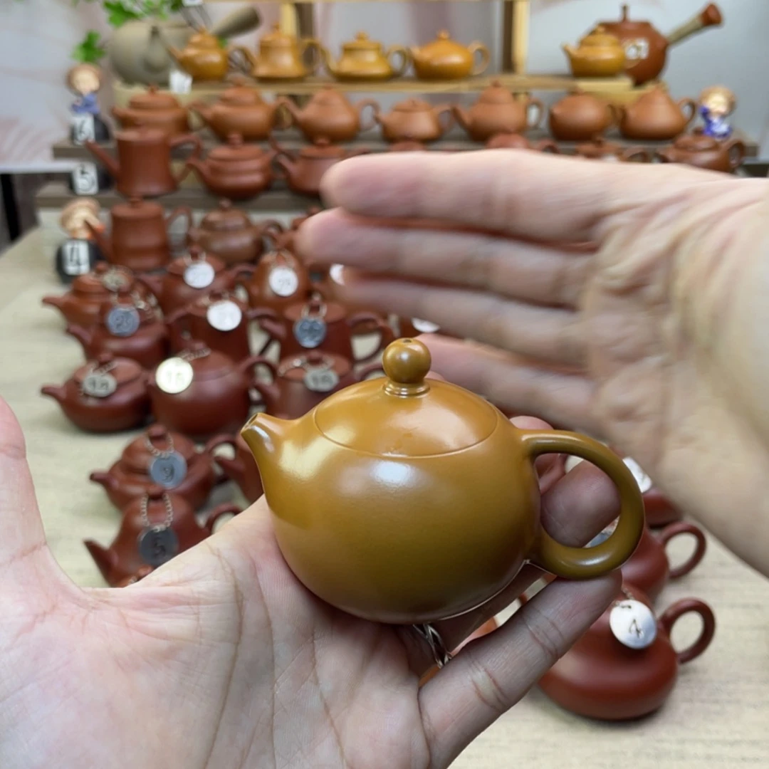 【闪购商品】朱泥幸***草黄金段泥西施70毫升