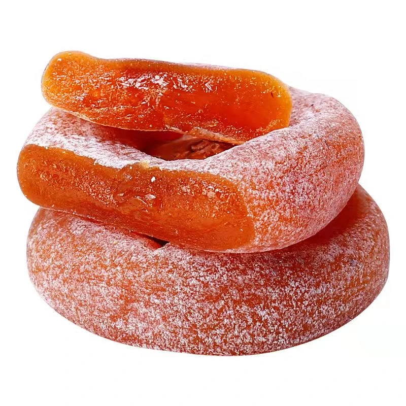 【独立包装圆柿饼】广西恭城圆饼降霜柿饼流心圆柿饼软糯香甜2斤