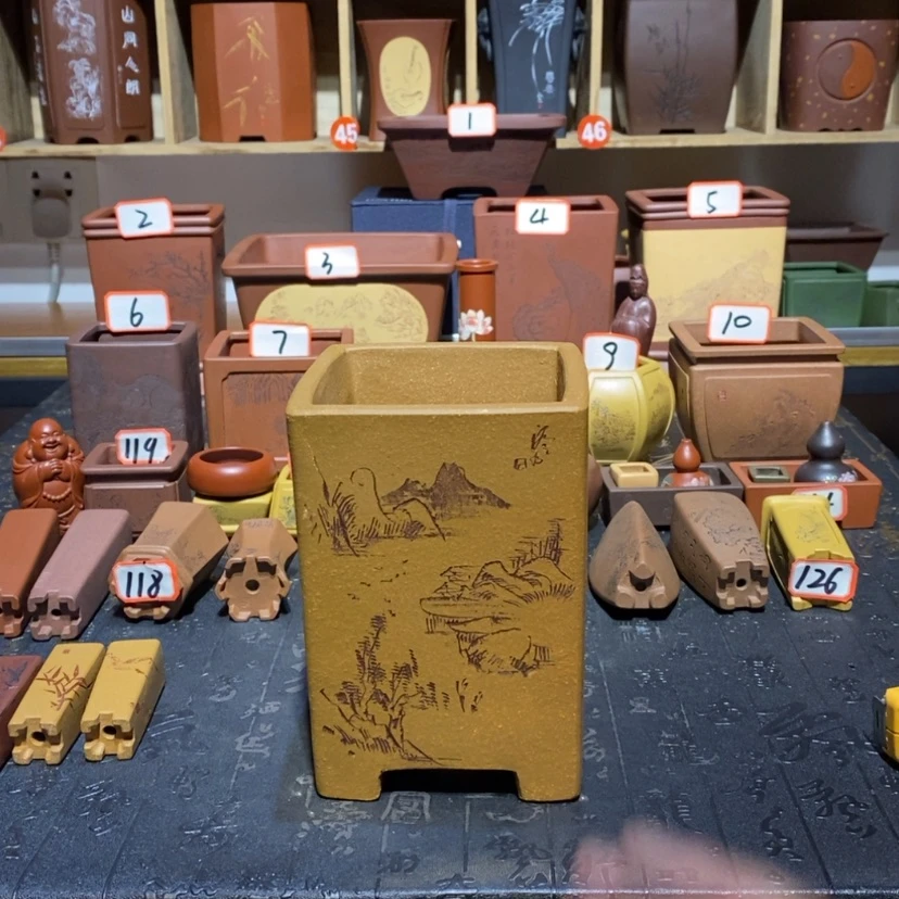 【闪购商品】紫砂花盆w*y