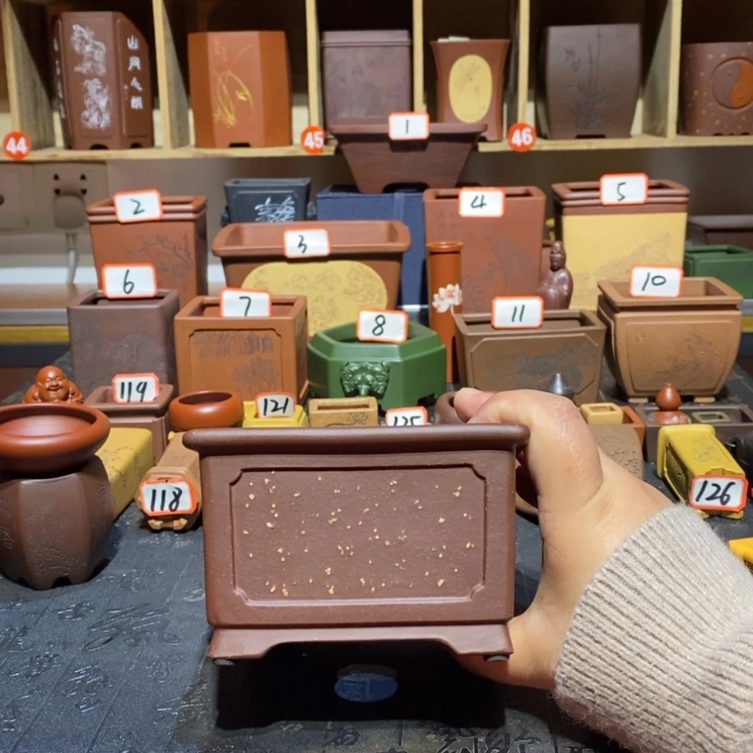 【闪购商品】紫砂花盆符*