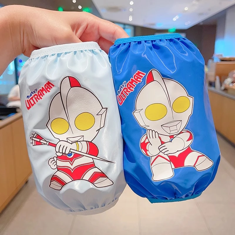 男童奥特曼袖套卡通新款宝宝防水防污套袖男孩秋冬护袖防脏中小童