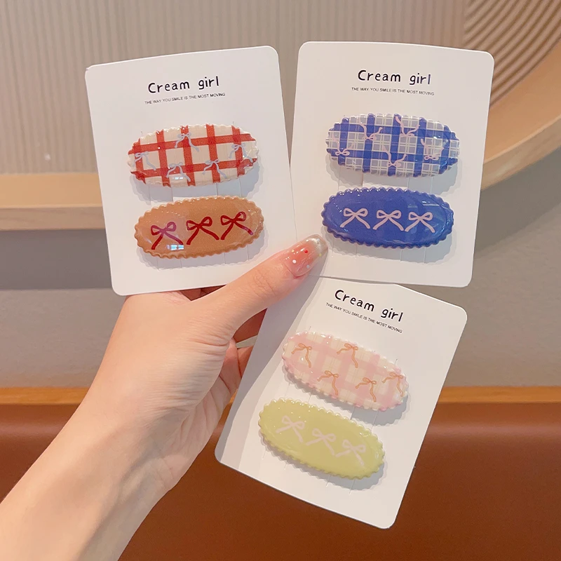 儿童无痕发夹侧边碎发夹宝宝鸭嘴夹前额刘海一字夹发卡夹子头饰女