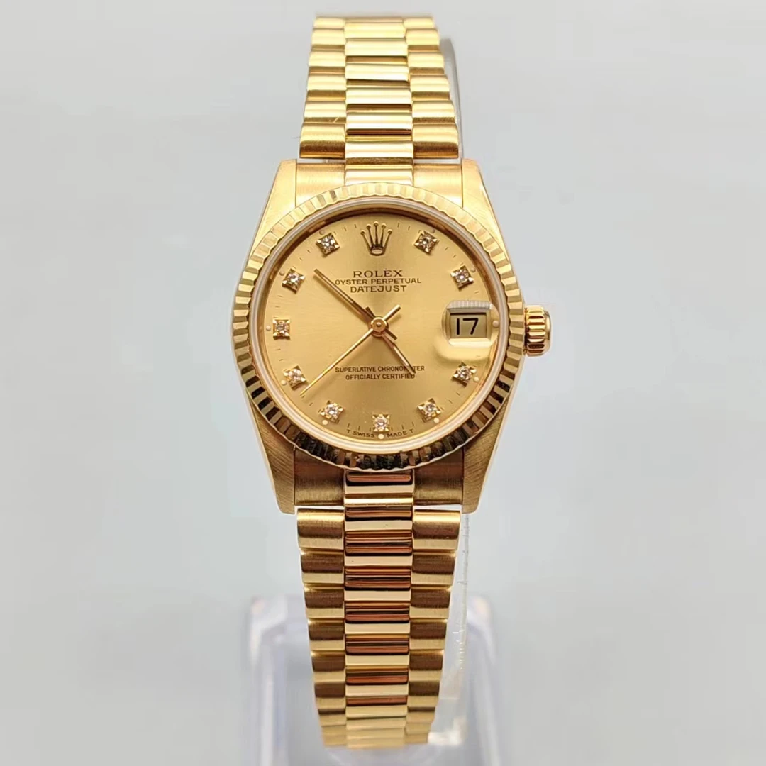 99新 Rolex/劳力士 小橘//68278/31mm/自动机械/原钻/单表