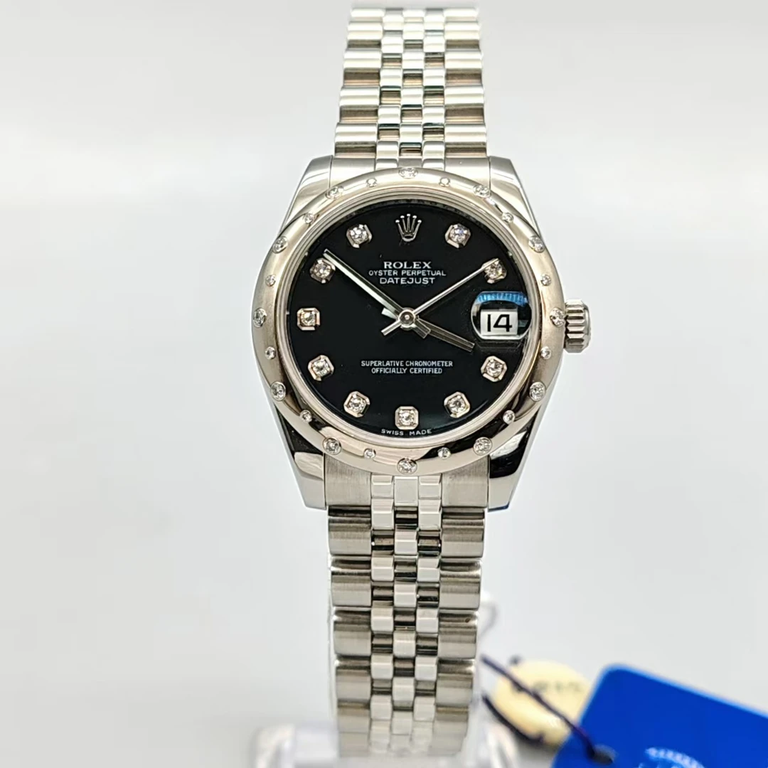 99新 Rolex/劳力士 小橘/178344/31mm/自动机械腕表/原钻单表