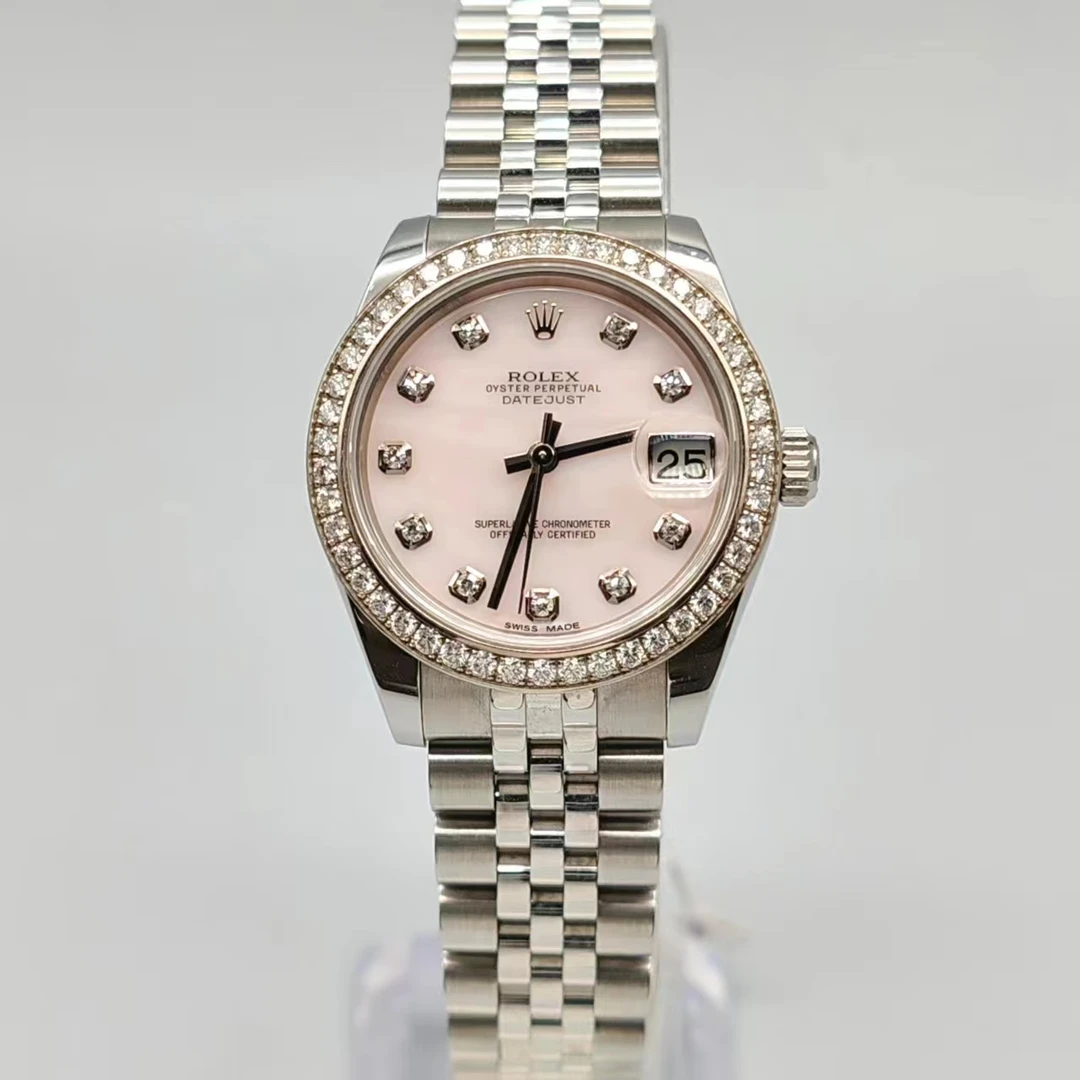 99新 Rolex/劳力士 小橘/178384/31mm/自动机械/原钻/17年全套