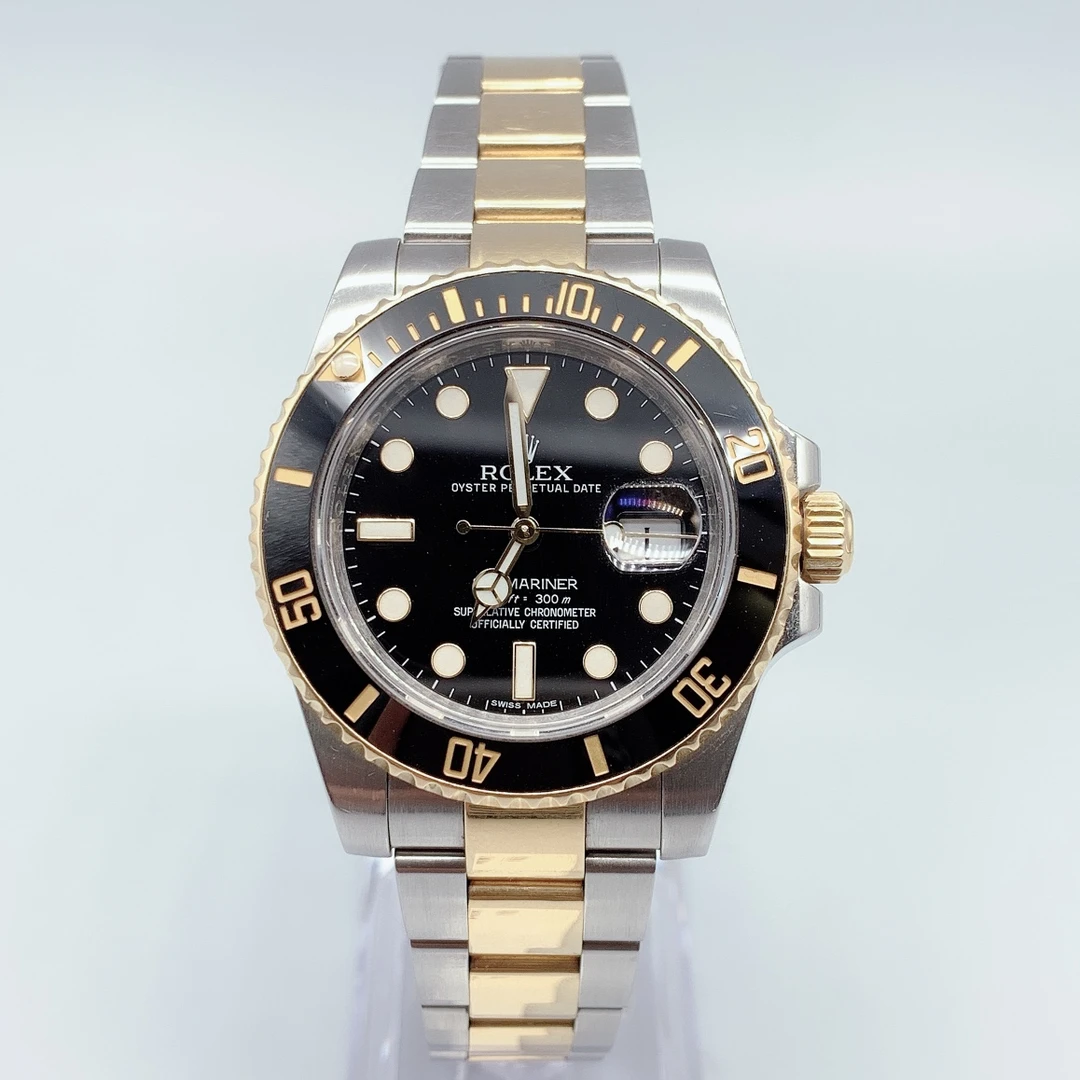 99新 Rolex/劳力士 小橘/潜航者/116613/40mm/自动机械腕表/单表