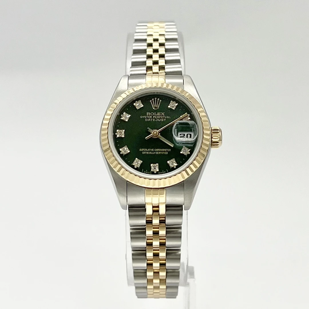 99新 Rolex/劳力士 小橘/69173/26mm/自动机械腕表/原钻翻写/单表