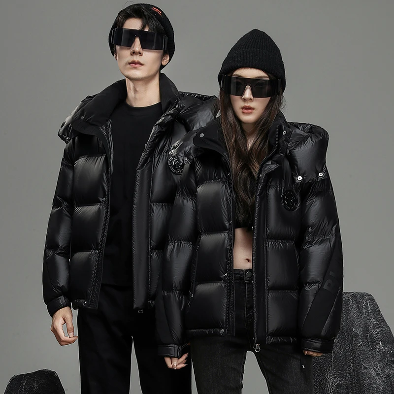 La Chapelle/拉夏贝尔2024秋冬新款韩版宽松连帽女气质时尚羽绒服