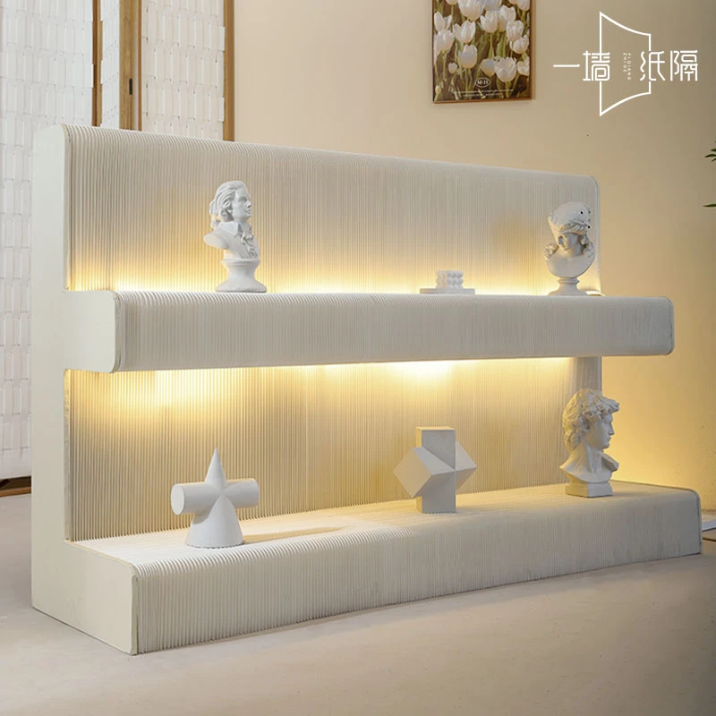 长条展台置物架可折叠便携商场展会展示台落地置物陈列架饰品架