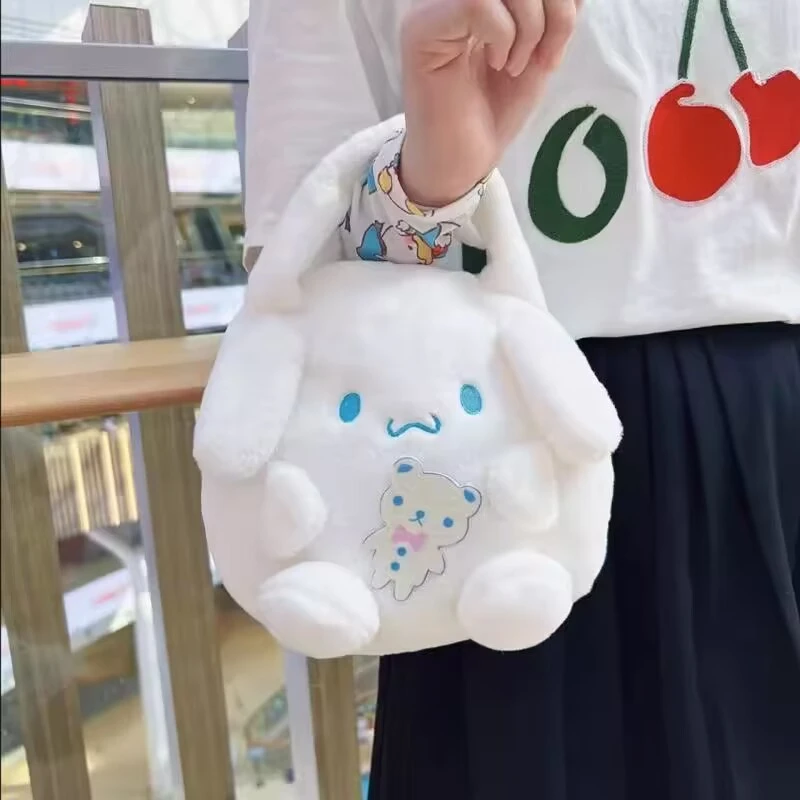毛绒可爱手提包玉桂狗抓机娃娃公仔新款秋冬卡通迷你少女单肩包