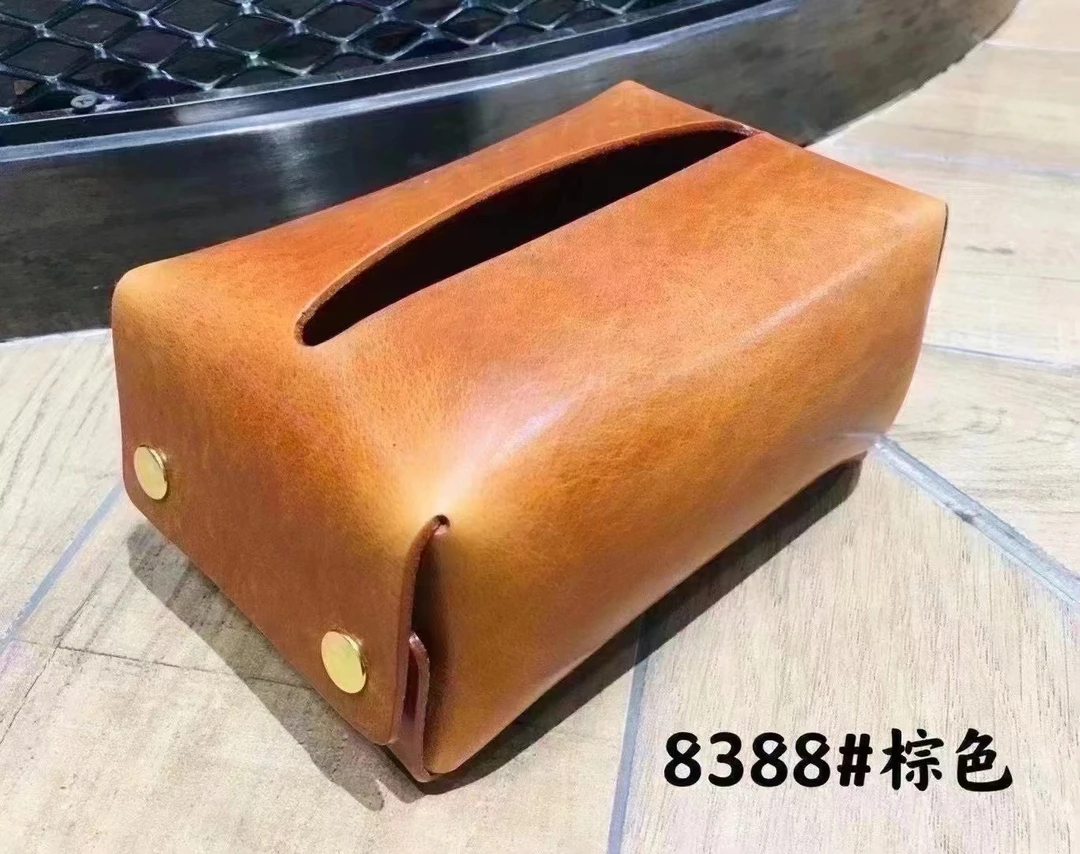 牛皮纸巾盒时尚多功能简约