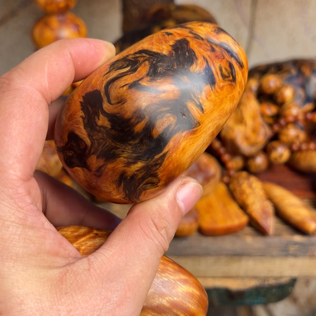 松木（琥珀木）把件万**联