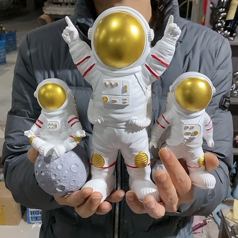 【闪购商品】密胺摆件宇航员三件套