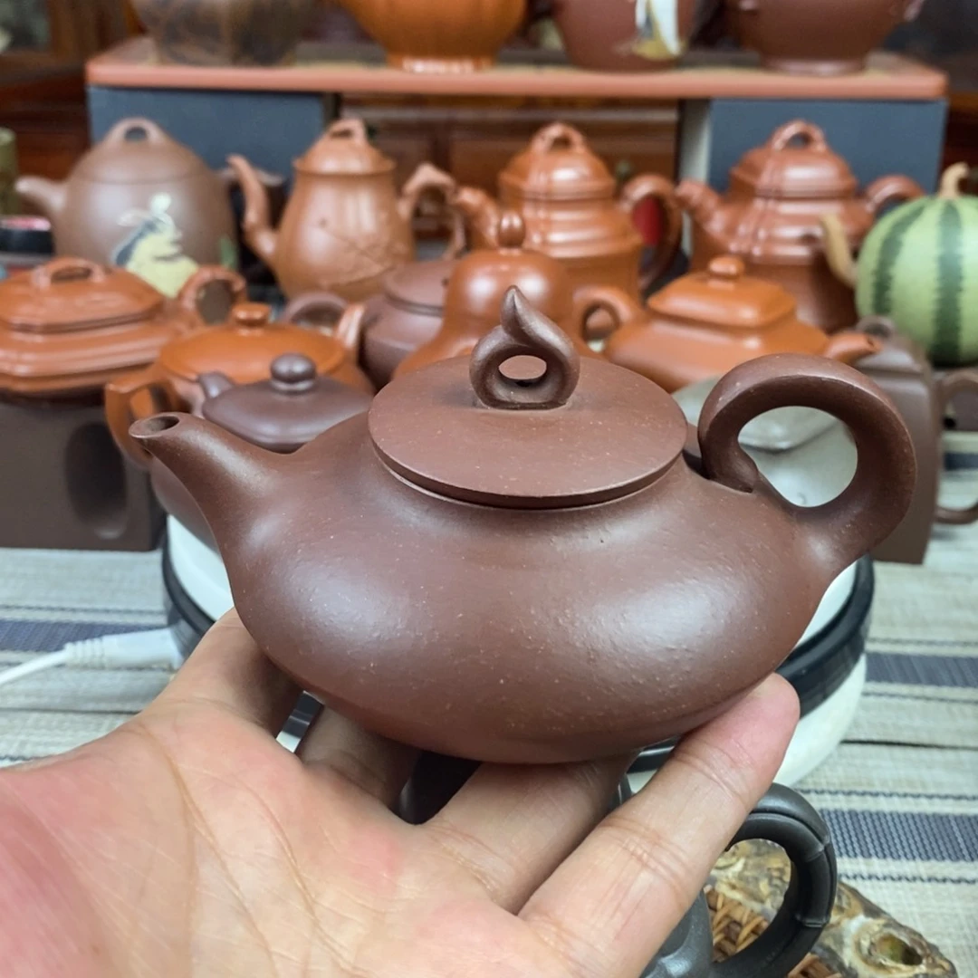 紫砂茶壶天语180CC原矿一厂鱼子泥