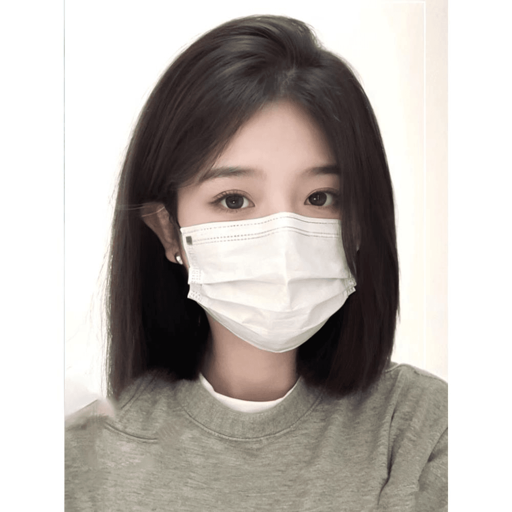 束朵悦享新款假发女短发一刀切中分八字刘海气质减龄波波头仿真人