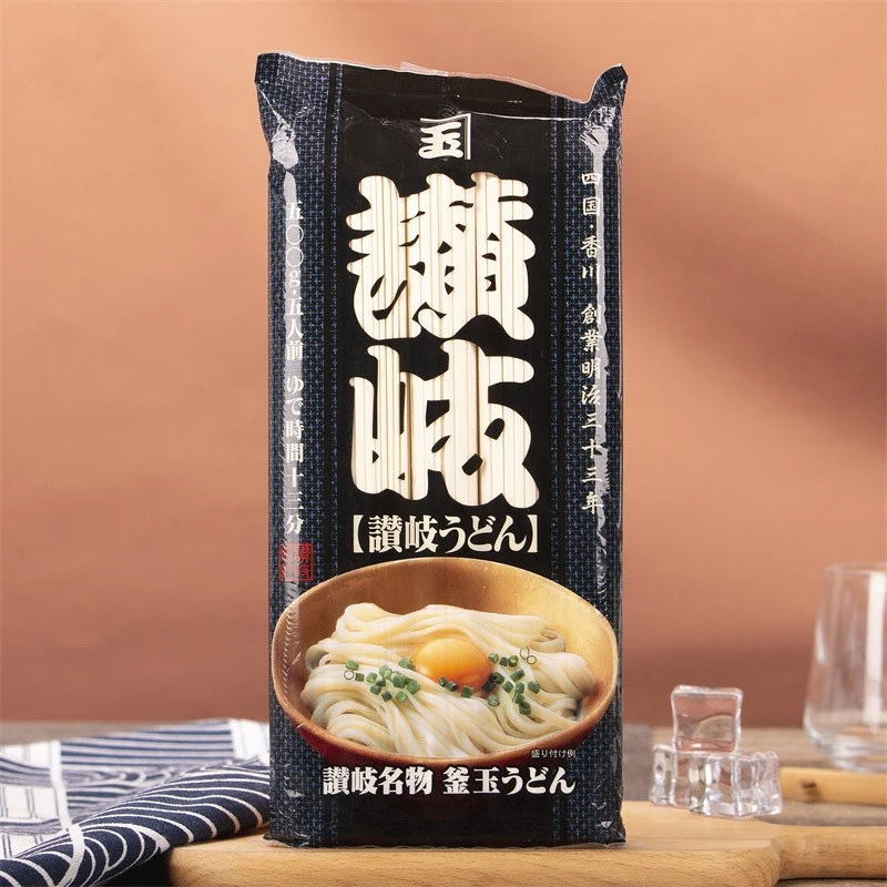 日本进口高原通赞岐乌冬面500g日式挂面拌面汤面速食拉面劲道爽滑
