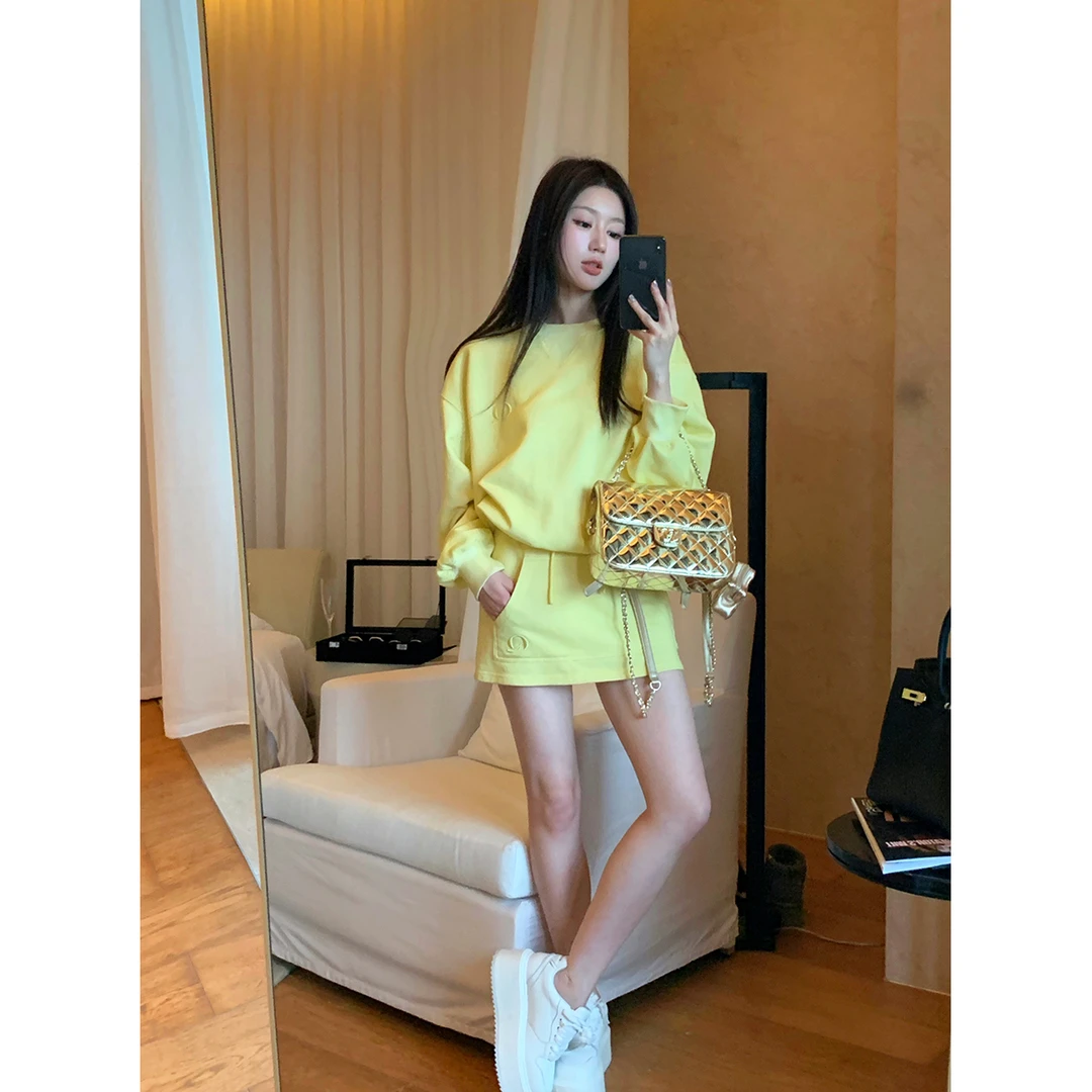 FORNI x YOYO 回春序曲100棉运动风套装气质长袖时尚款卫衣套装裙