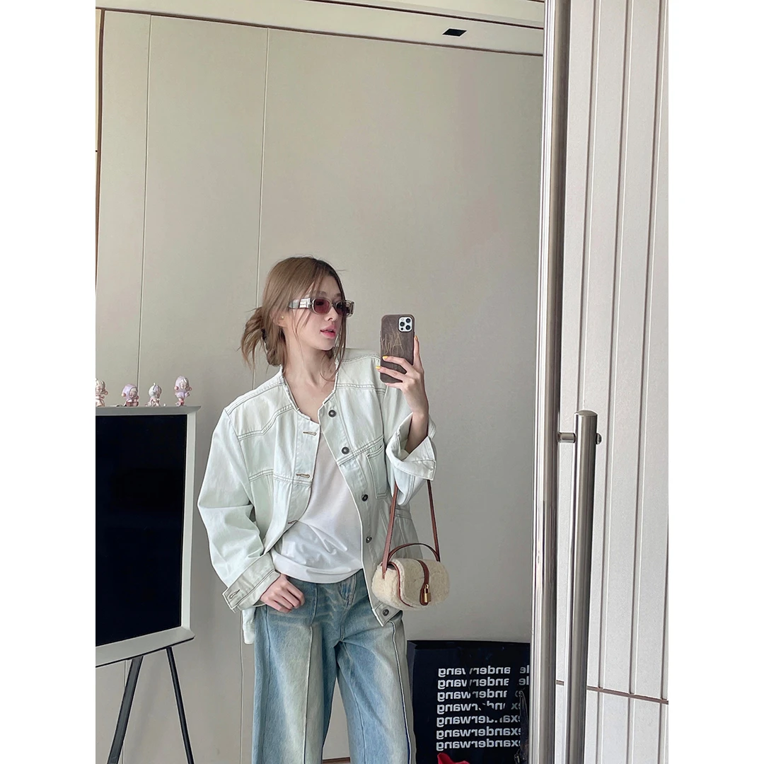 FORNI x YOYO  牛仔crush 气质时尚ins解构主义性别流动牛仔外套
