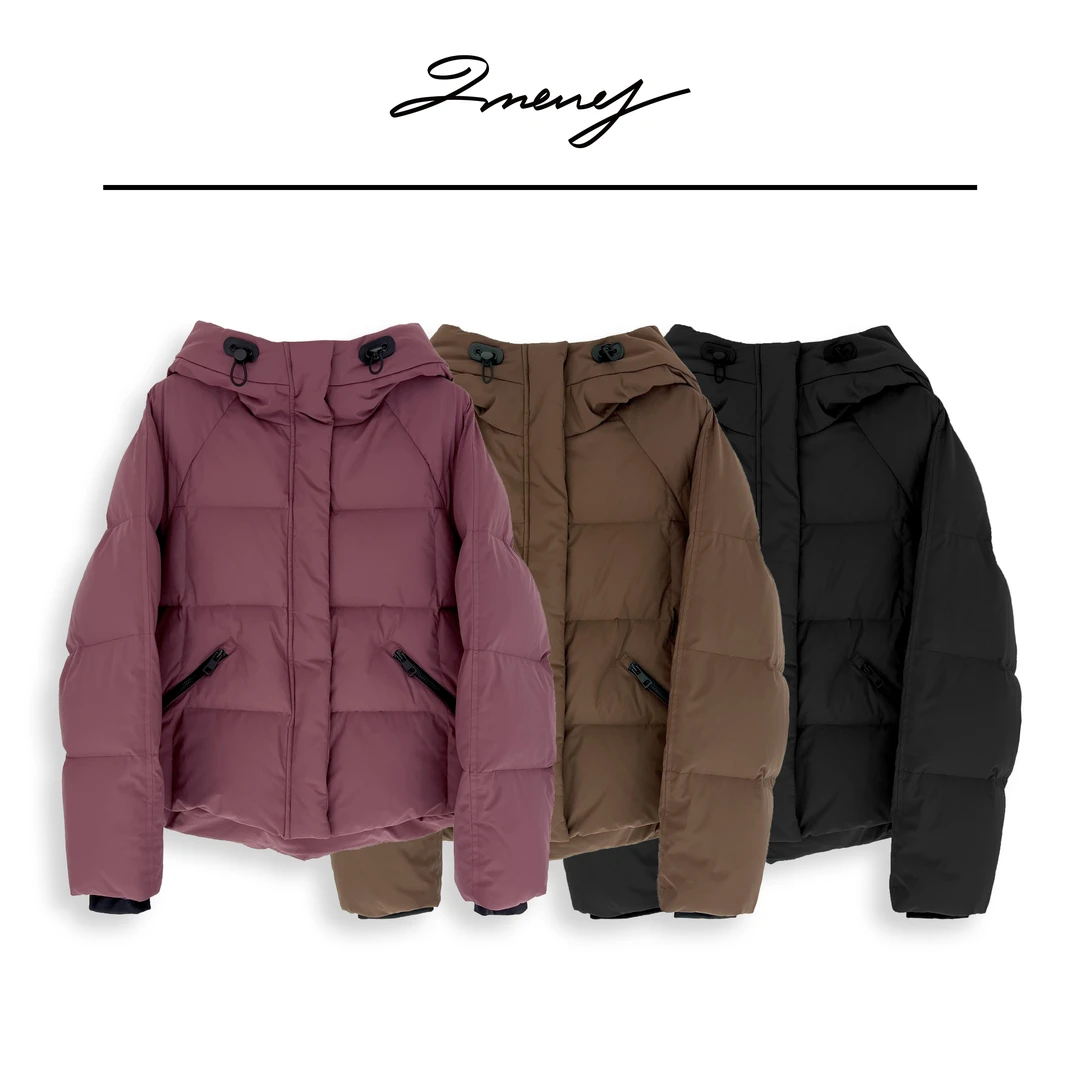 LMENY松软泡芙~韩版连帽加厚保暖面包服外套24DY010