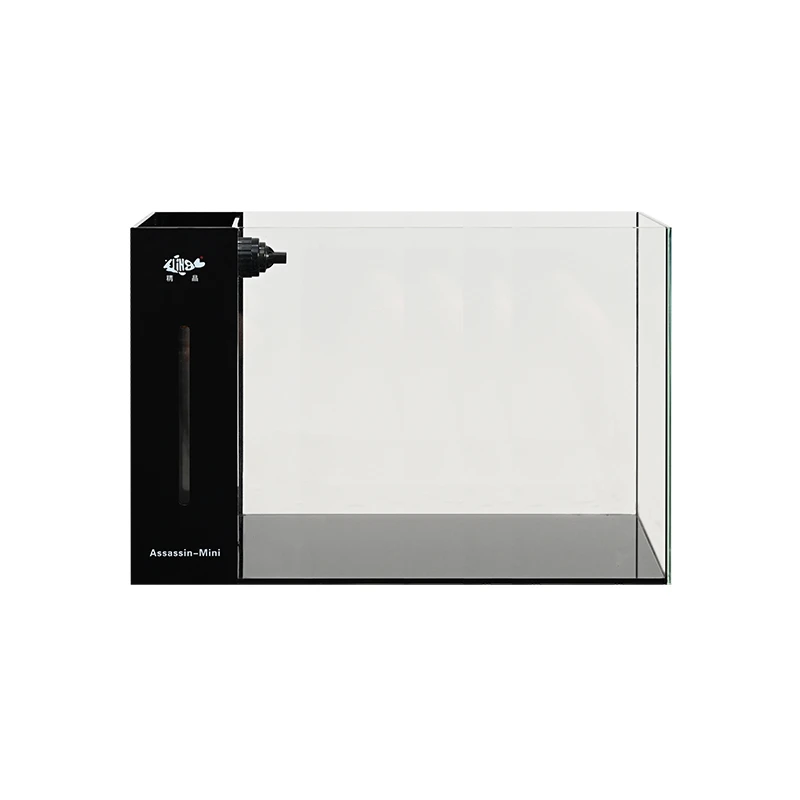 GING精晶金晶五线侧滤【600*400*300】6mm溪流缸小型轻奢鱼缸