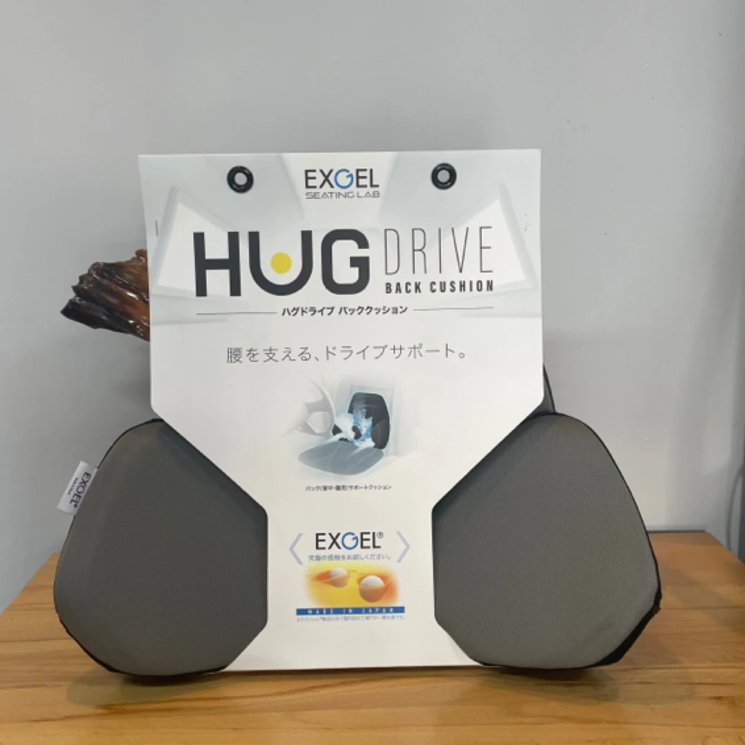 日本制！日本原装进口EXGEL灰色凝胶腰靠 腰托