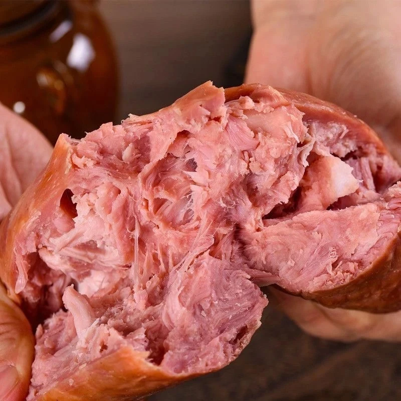 熏制手撕老式火腿即食猪瘦肉500g*2根