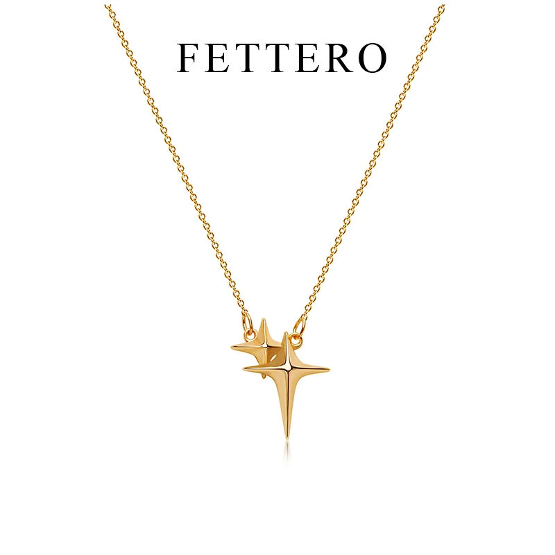 fettero 铜合金项链 【大号闪亮项链】高定设计时尚气质锁骨链女