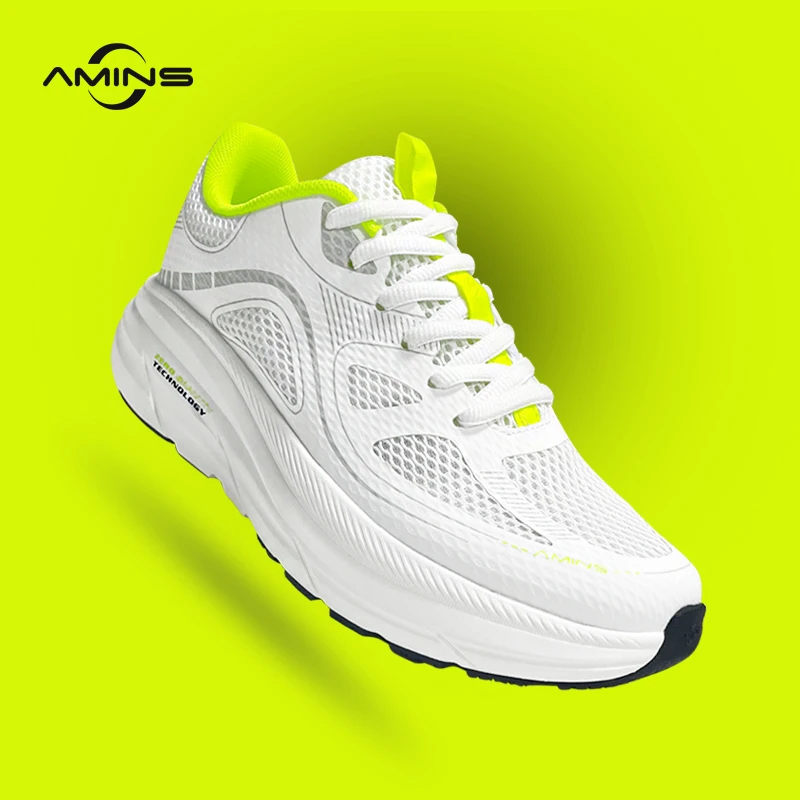 觅斯厚底缓震回弹慢跑鞋透气减震超轻跳操跳绳女士运动chic跑步鞋