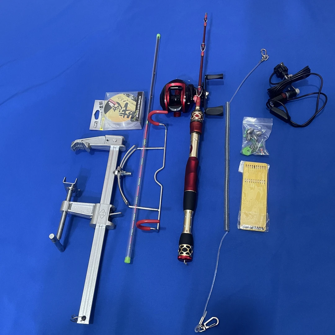 筏桥钓鱼桥筏竿钓船伐排筏桥筏套装水滴轮筏轮鱼竿岸筏海筏支架