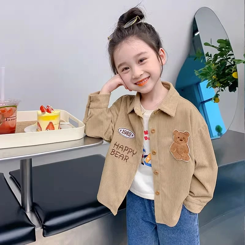 女童衬衫2023新款洋气小女孩宝宝秋季儿童秋装上衣公主裙长袖衬衣