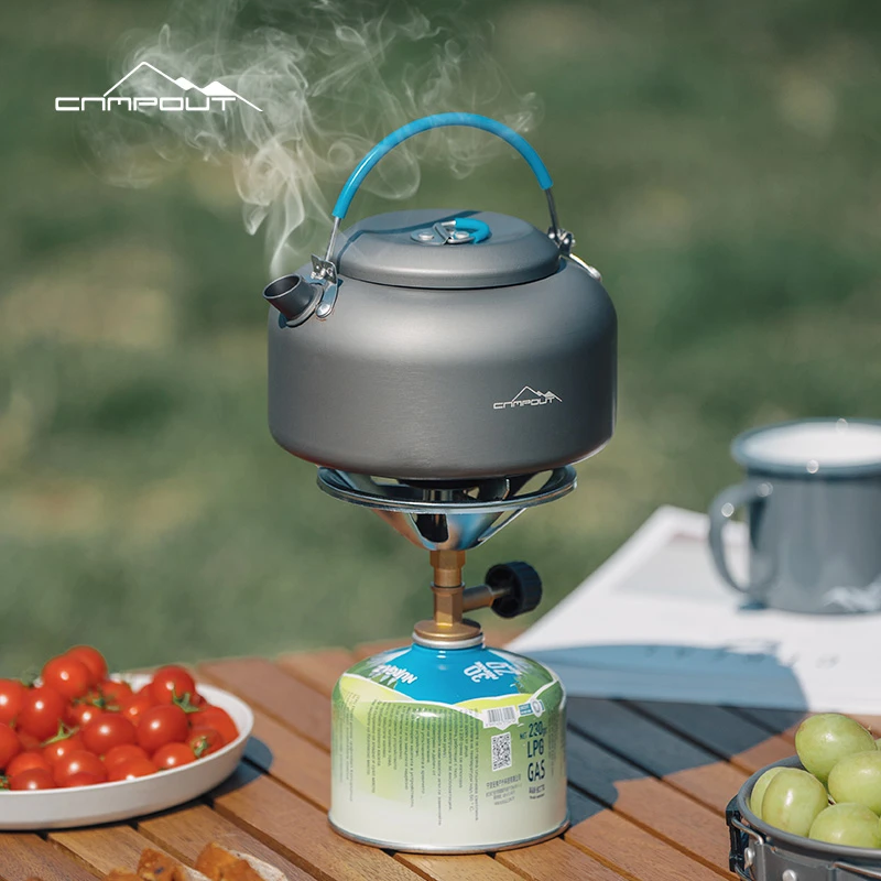 炉客nurgaz/CAMPOUT户外烧水壶野营茶壶野外炉具便携烧水水壶1.4L