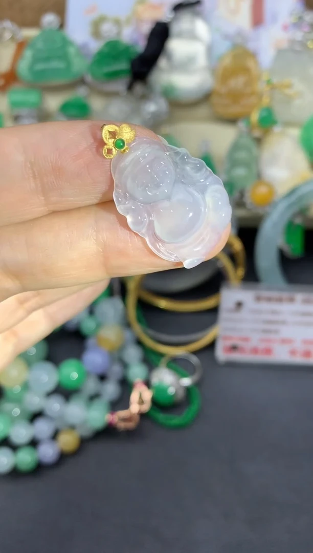 【闪购商品】翡翠颈饰18K金镶嵌264-中国好珍宝