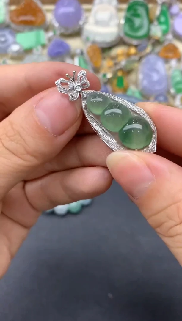 【闪购商品】翡翠颈饰18K金镶嵌138-中国好珍宝