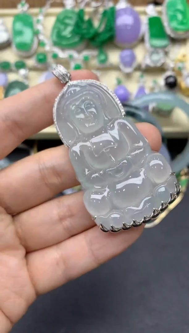 【闪购商品】翡翠颈饰18K金镶嵌506-中国好珍宝