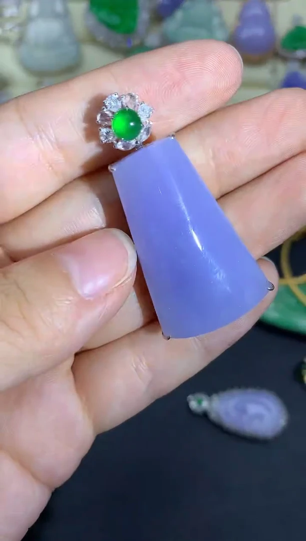 【闪购商品】翡翠颈饰18K金镶嵌649-中国好珍宝