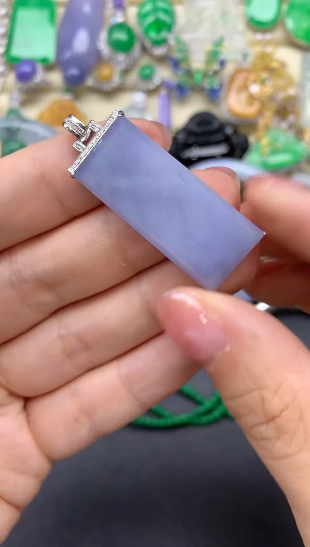 【闪购商品】翡翠颈饰18K金镶嵌389-中国好珍宝