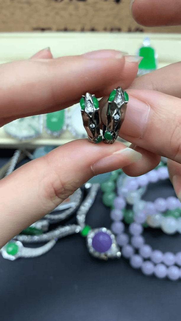 【闪购商品】翡翠戒指18K金镶嵌577-多人