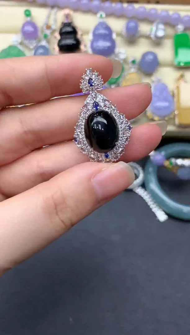 【闪购商品】翡翠颈饰18K金镶嵌309-中国好珍宝