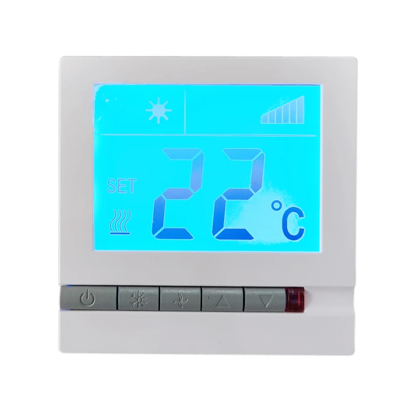莱珂S305水地暖液晶温控器分水器电动阀控温开关温度控制器