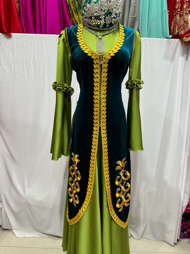 新款金丝绒前后四片带花带钻马甲