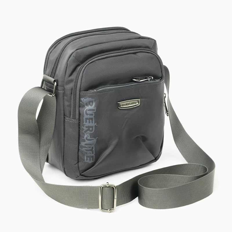 防水男士包包字母男士单肩包斜挎包简约大气耐用小挎包牛津布包