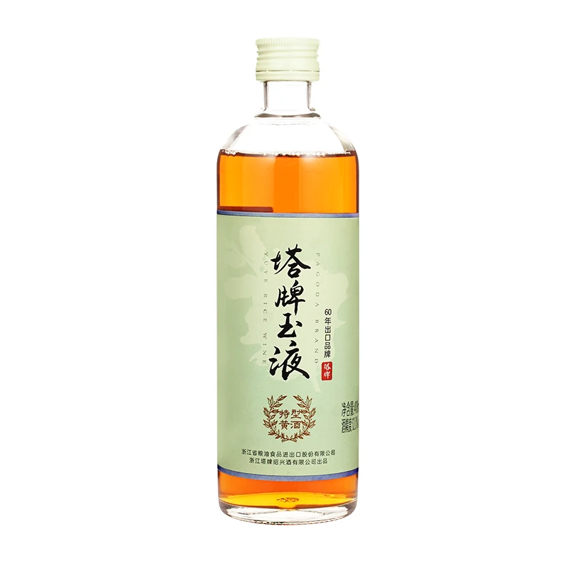 *塔牌绍兴产黄酒塔牌玉液特型黄酒 418ml糯米半甜传统手工黄酒