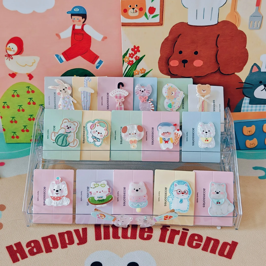 主播代开   萌趣卡通发夹头饰/手工DIY