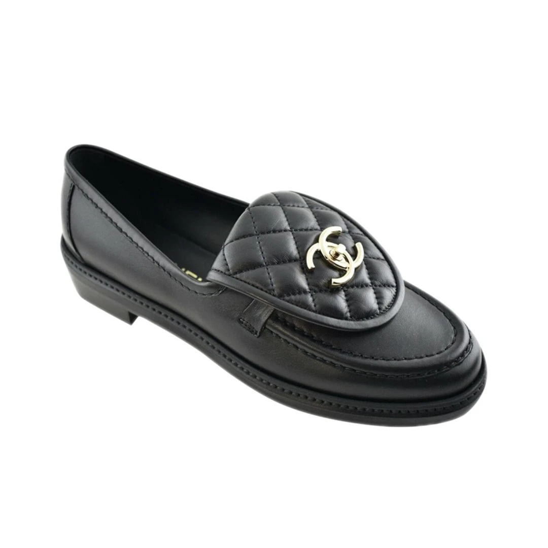 全新未使用 Chanel/香奈儿 Loafers小羊皮时尚平底乐福鞋