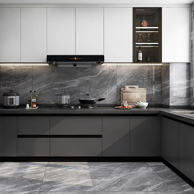 柜门定制铝合金衣柜门pet肤感高光门板全铝橱柜门酒柜平开门订做